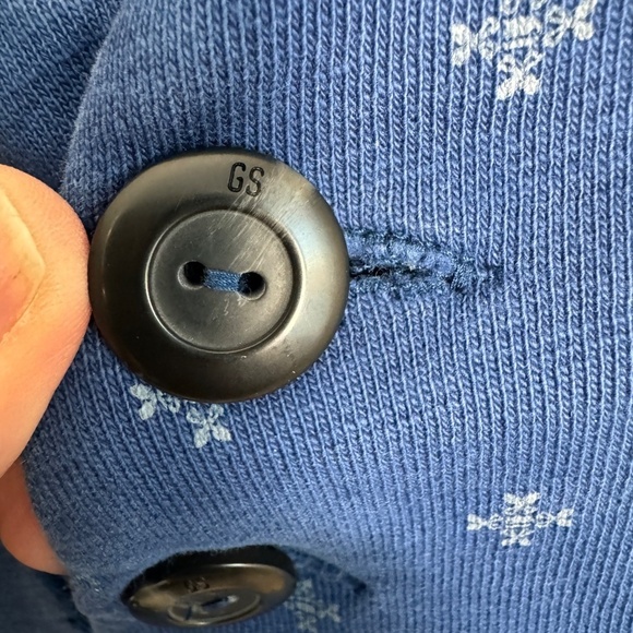 G-Star RAW Originals Women's Long Sleeve Button V-Neck Pullover Hoodie Blue M - Picture 4 of 16